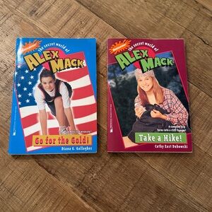 2 Y2K 1990’s Alex Mack Books. Paperback | Nickelodeon | Junior High | Nostalgia